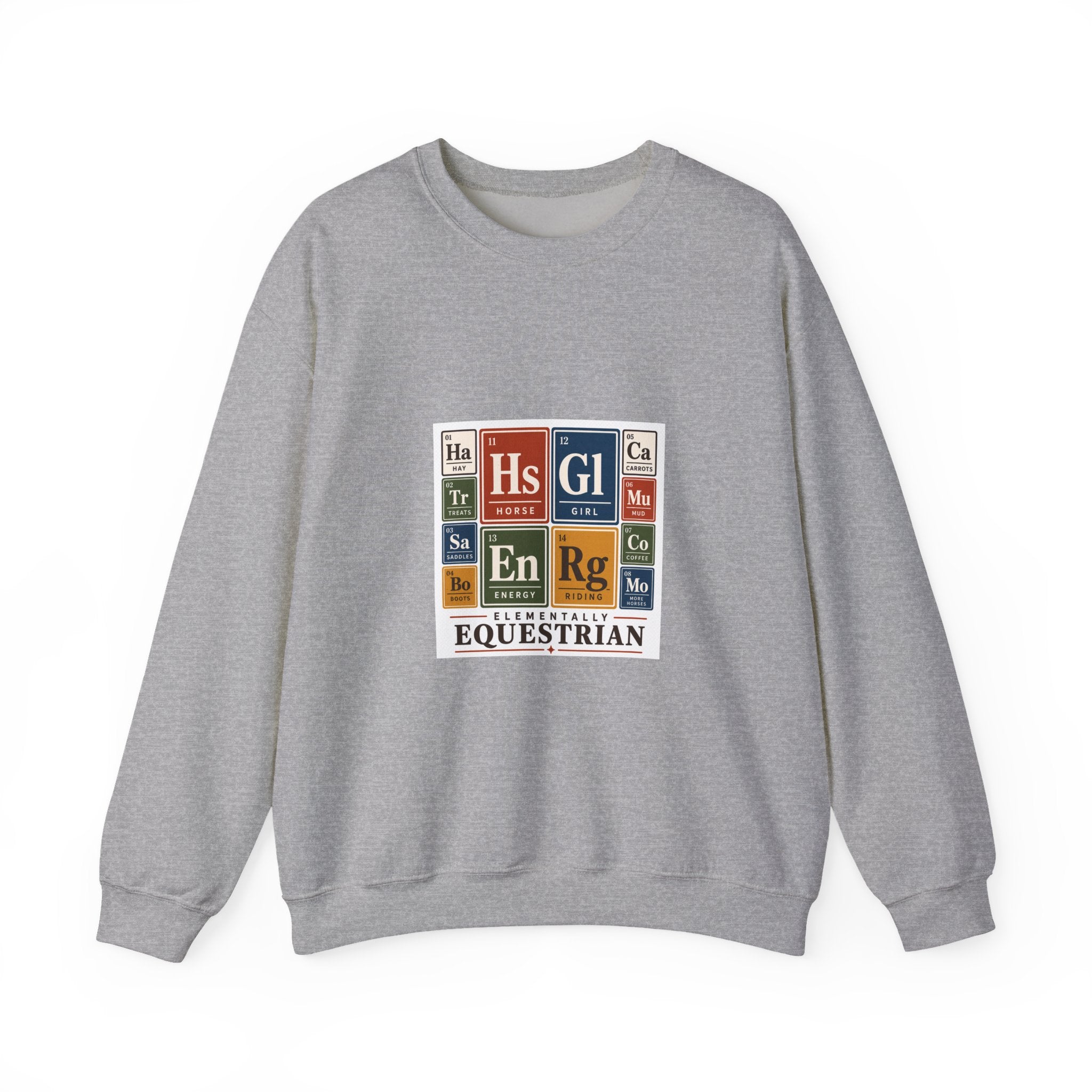 Periodic Table Equestrian crewneck sweatshirt