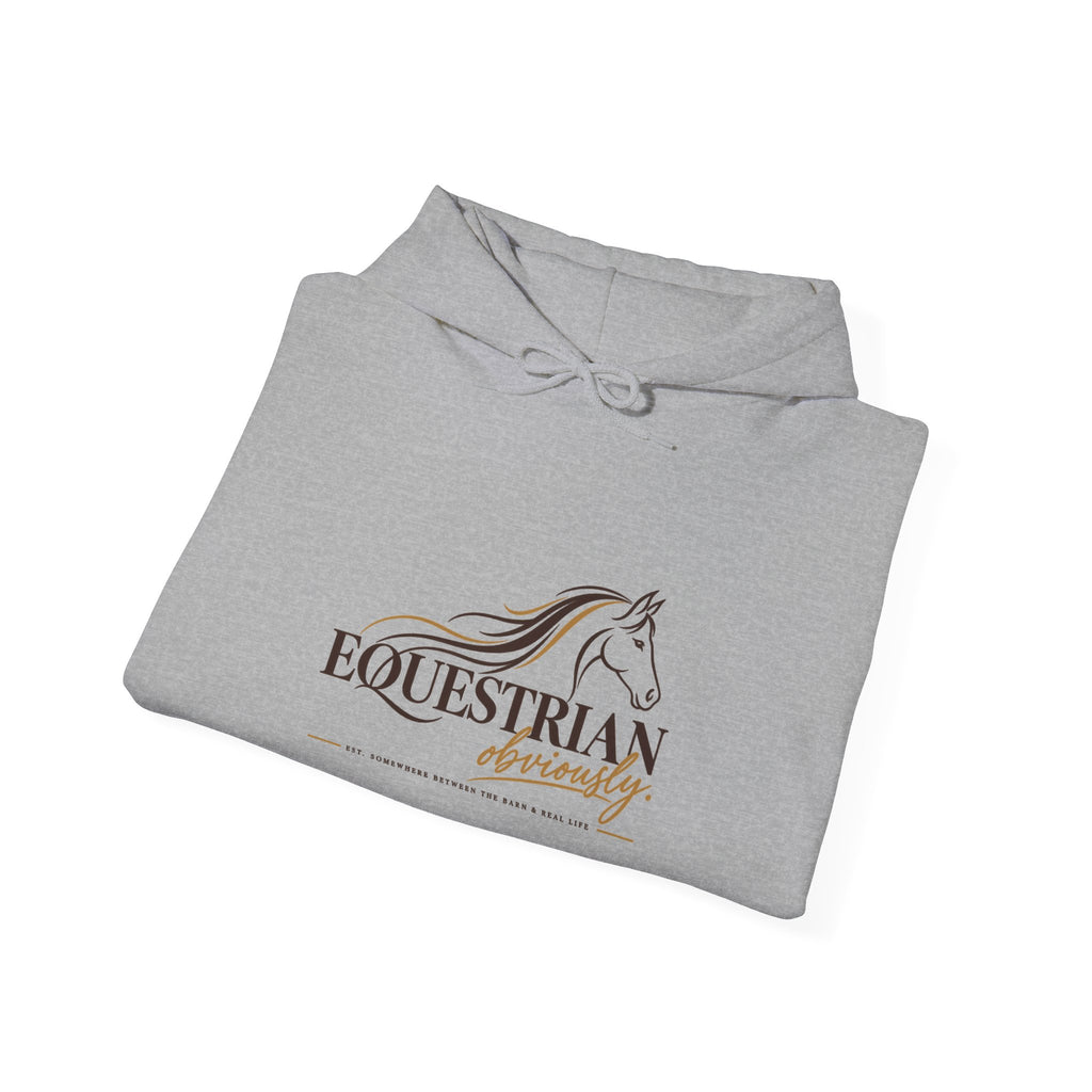 Equestrian Riding Hoodie — Horse Riding Logo Pullover