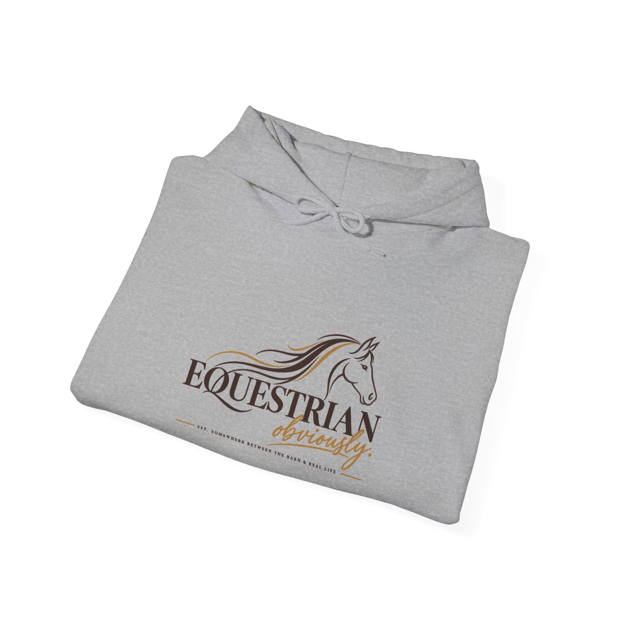 Equestrian Riding Hoodie — Horse Riding Logo Pullover