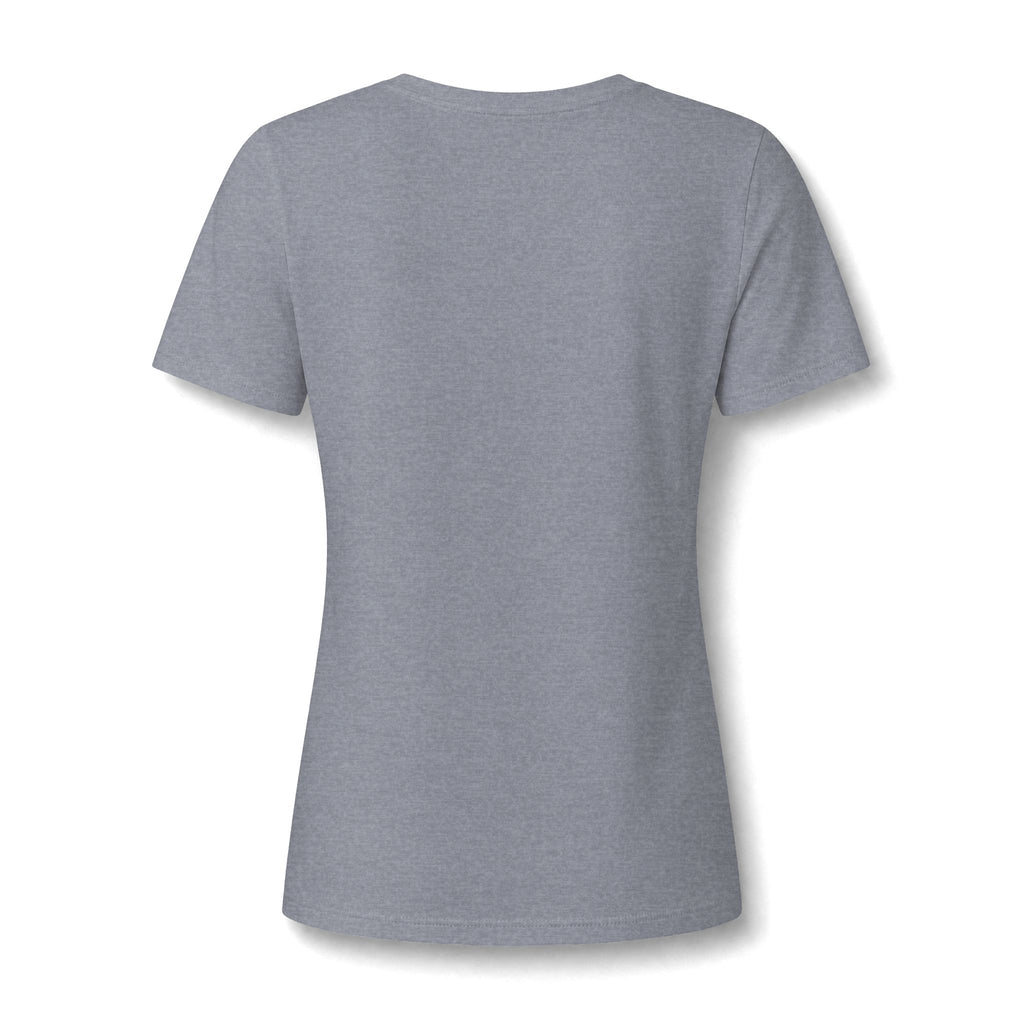 Horse Studies Women's V-Neck Tee — Stylized Horse Head Art