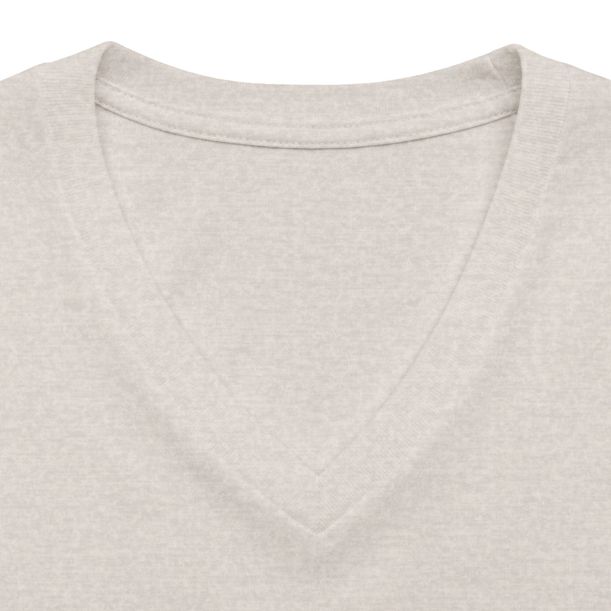 Horse Studies women's heather V-neck tee with horse head graphic