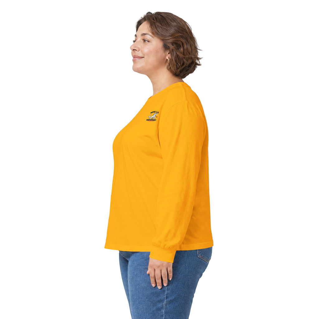 Now I Am Unstoppable T-Rex Long Sleeve Shirt