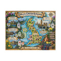 Gins of the United Kingdom jigsaw puzzle map