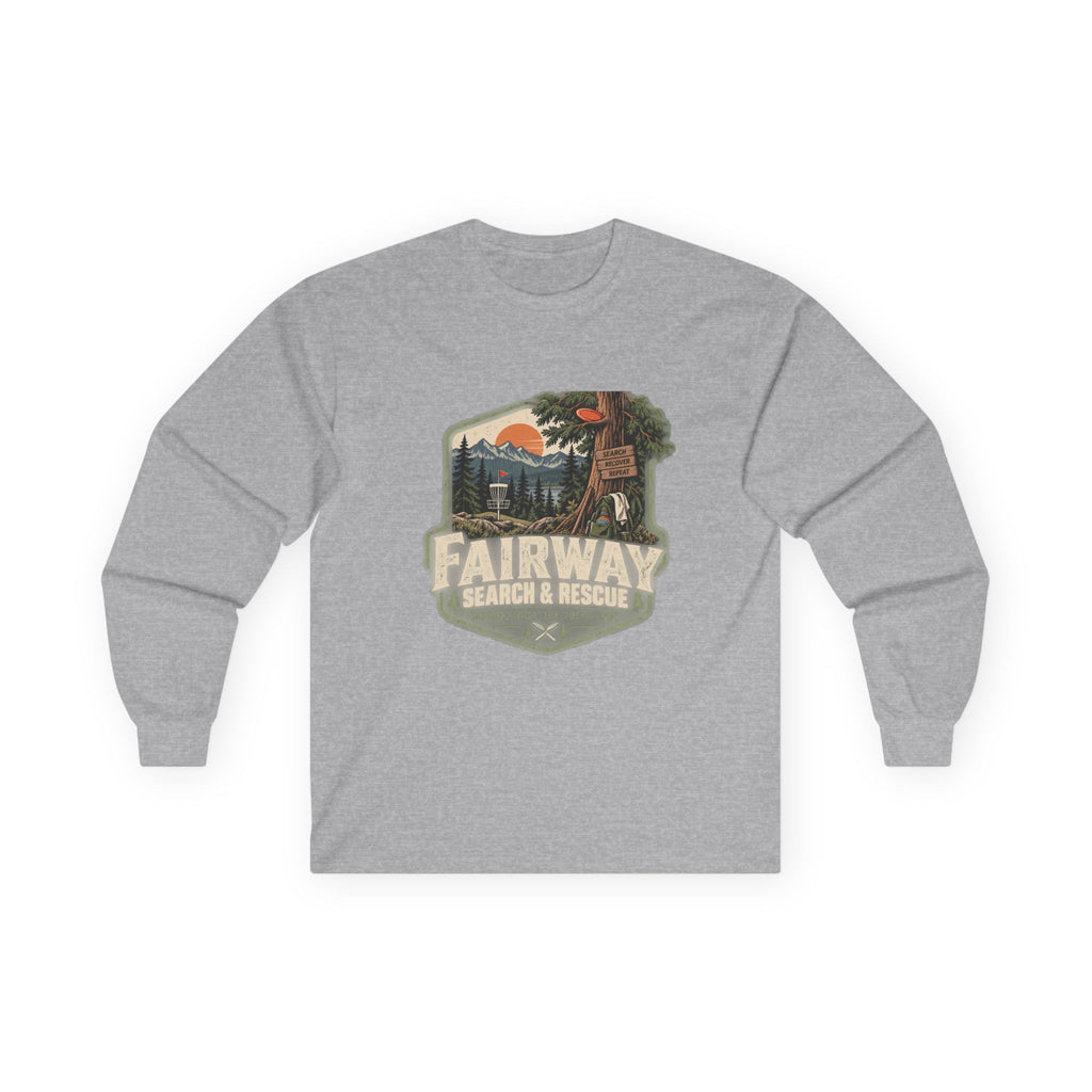 Fairway Search & Rescue Disc Golf Long Sleeve Shirt | Funny Disc Golfer Gift