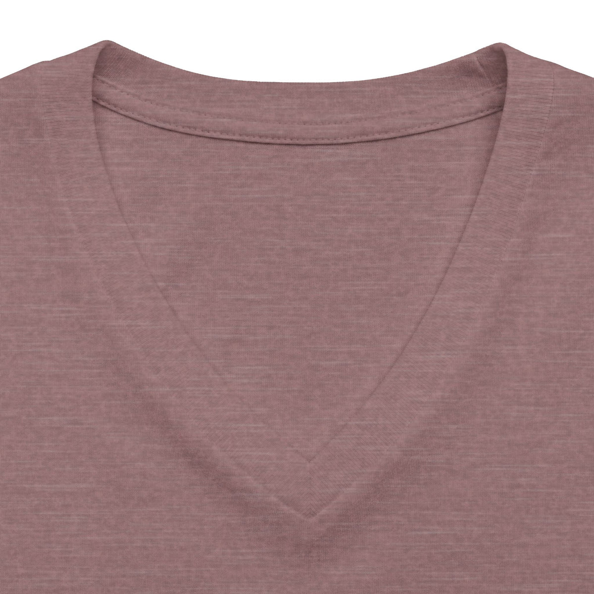 Horse Studies women's heather V-neck tee with horse head graphic