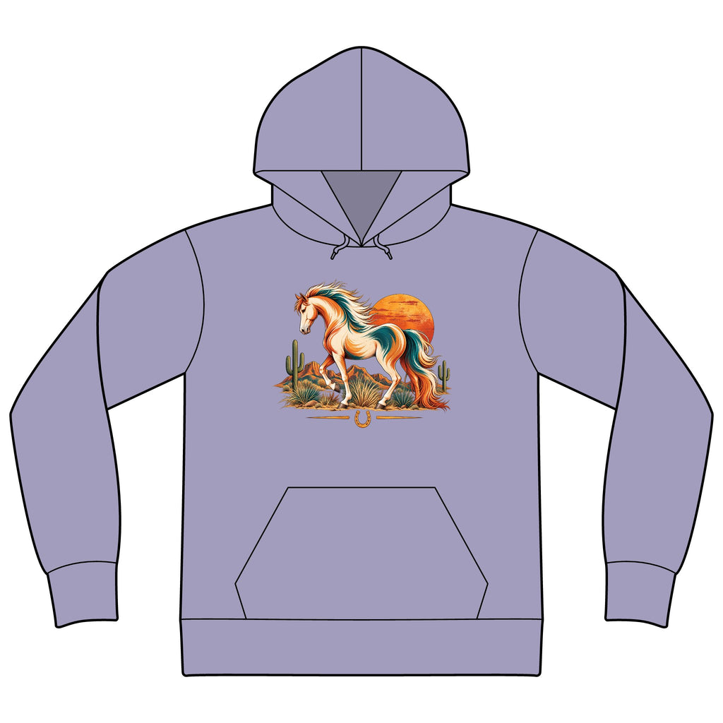 Western Horse Sweatshirt, Horse Lover Hoodie, Retro Equestrian Sweatshirt, Cowgirl Hoodie, Horse Girl Gift, Western Horse Lover Gift
