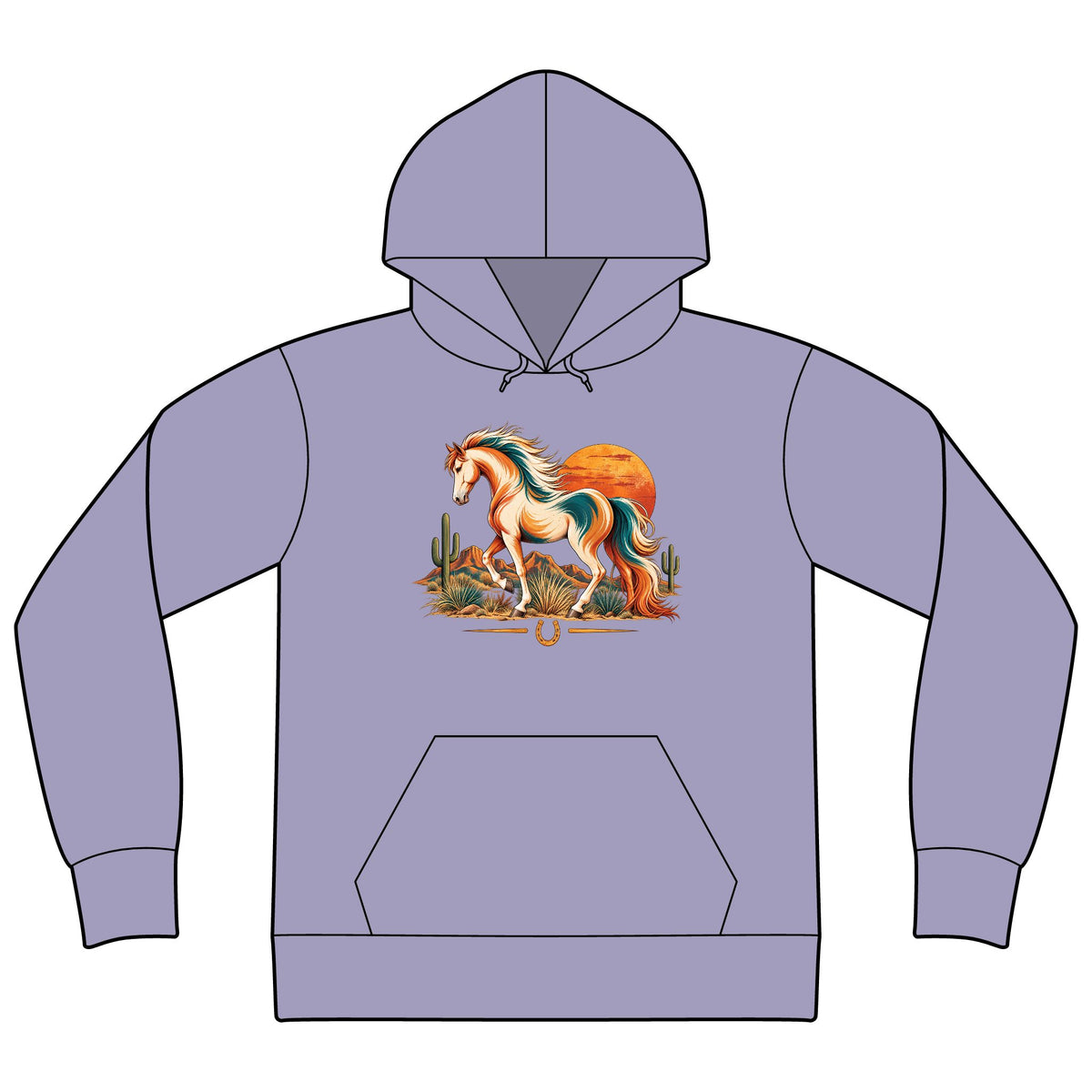Western Horse Sweatshirt, Horse Lover Hoodie, Retro Equestrian Sweatshirt, Cowgirl Hoodie, Horse Girl Gift, Western Horse Lover Gift