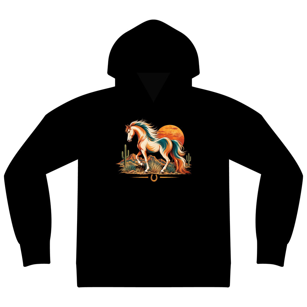 Western Horse Sweatshirt, Horse Lover Hoodie, Retro Equestrian Sweatshirt, Cowgirl Hoodie, Horse Girl Gift, Western Horse Lover Gift