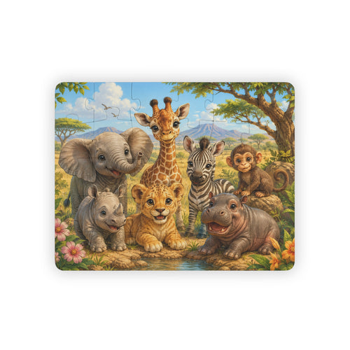 Safari animals 30-piece jungle kids puzzle