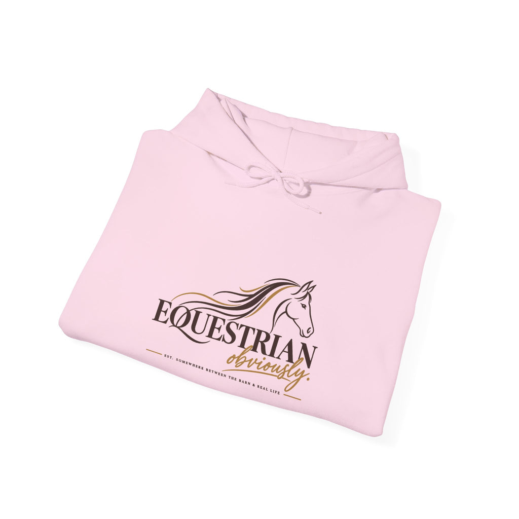 Equestrian Riding Hoodie — Horse Riding Logo Pullover