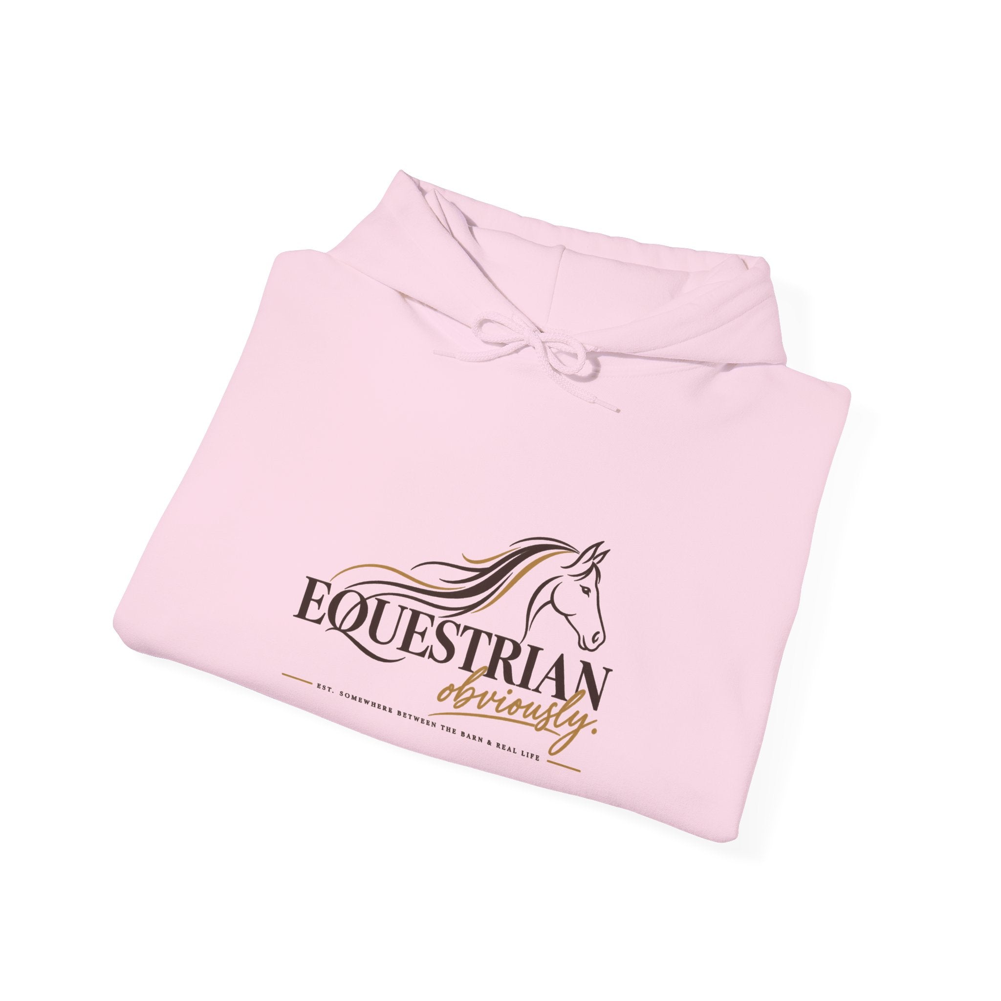 Equestrian Riding Hoodie — Horse Riding Logo Pullover