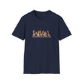 Donkey Row T-Shirt — Cute Peeking Donkeys Graphic Tee