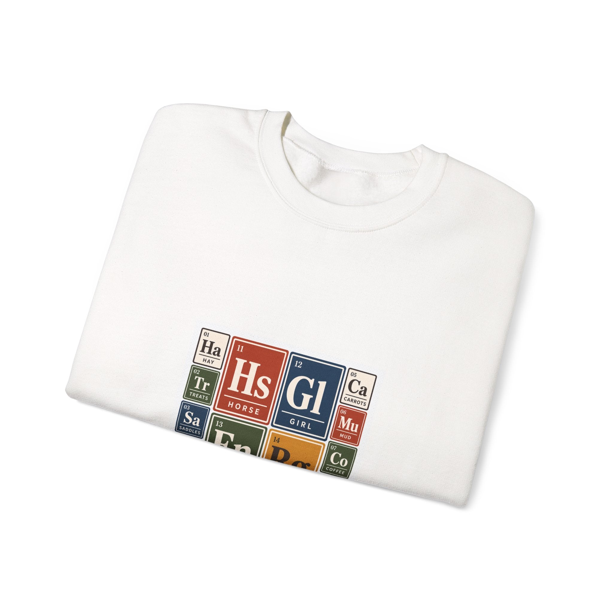 Periodic Table Equestrian crewneck sweatshirt